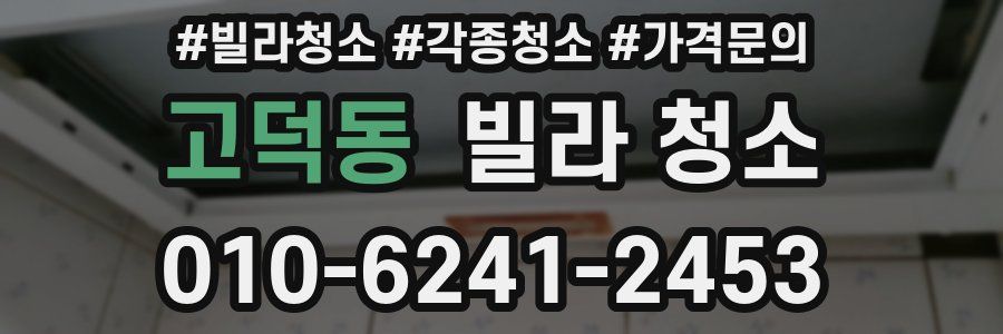 고덕동 빌라 청소