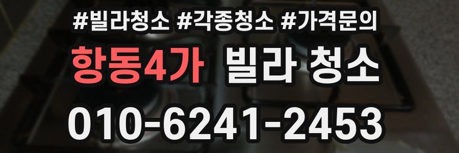 항동4가 빌라 청소