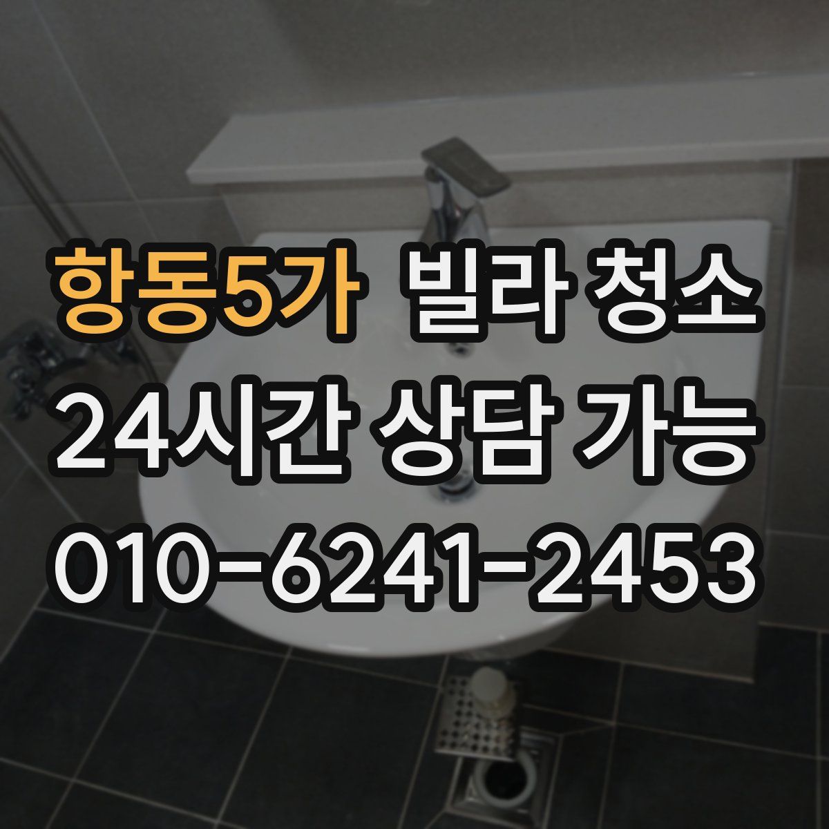 항동5가 빌라 청소