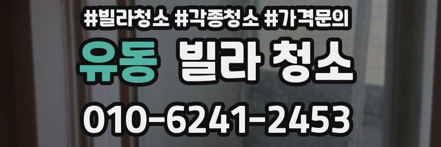 유동 빌라 청소