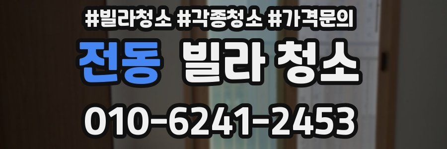 전동 빌라 청소