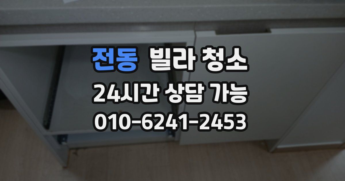 전동 빌라 청소