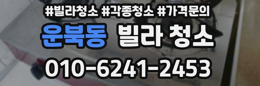 운북동 빌라 청소