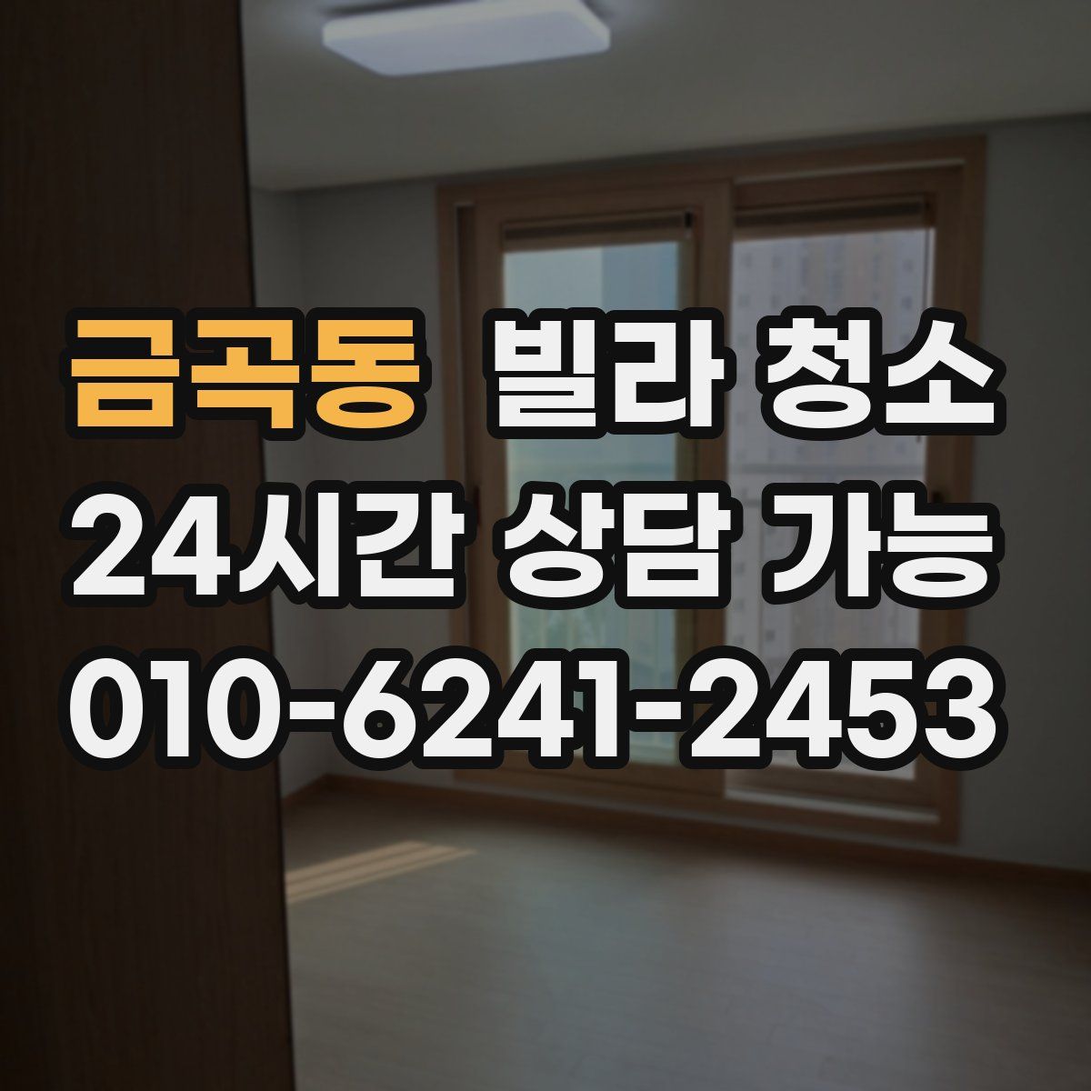 금곡동 빌라 청소