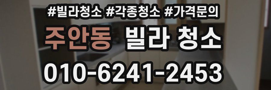 주안동 빌라 청소