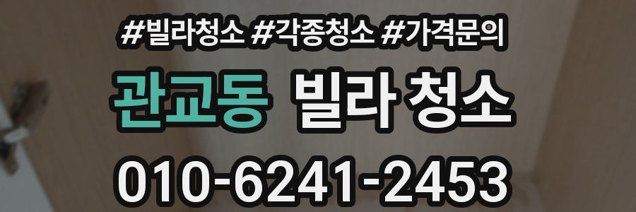 관교동 빌라 청소