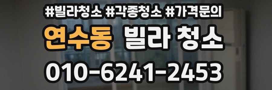 연수동 빌라 청소