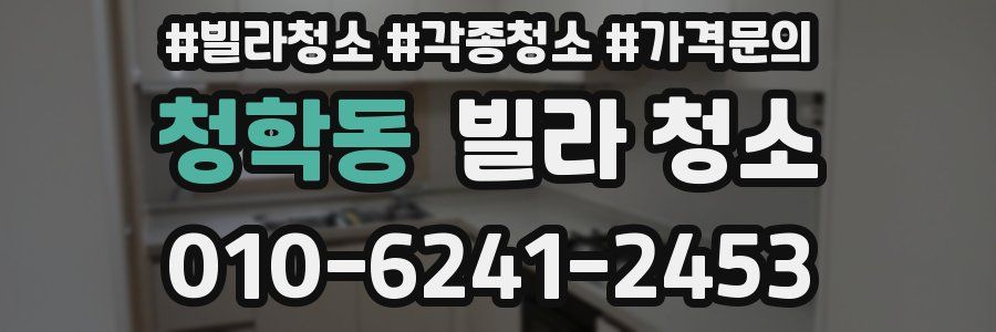 청학동 빌라 청소