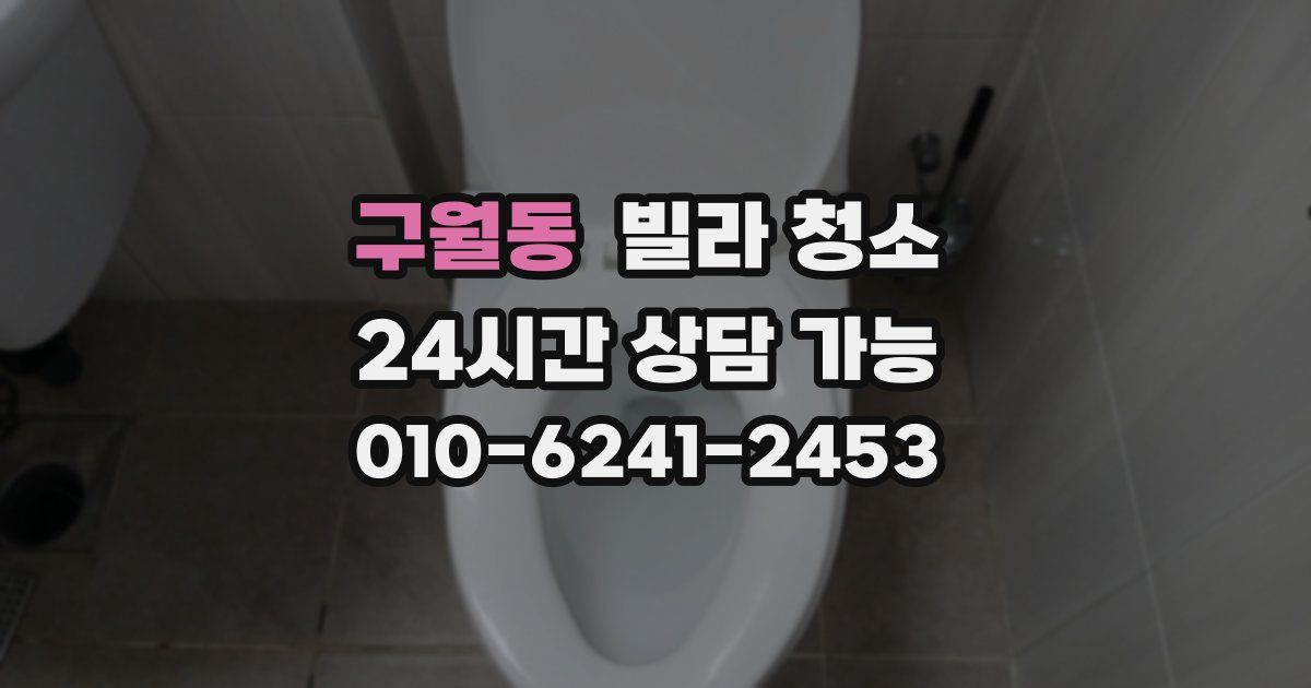 구월동 빌라 청소