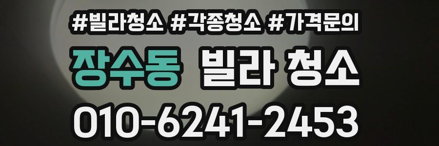 장수동 빌라 청소