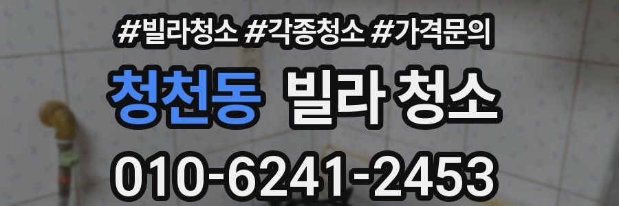 청천동 빌라 청소