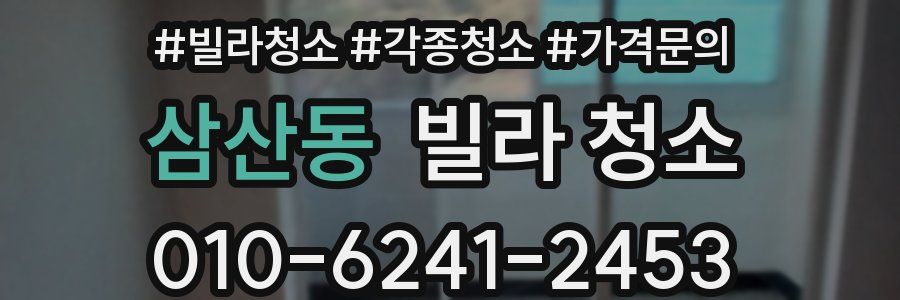 삼산동 빌라 청소