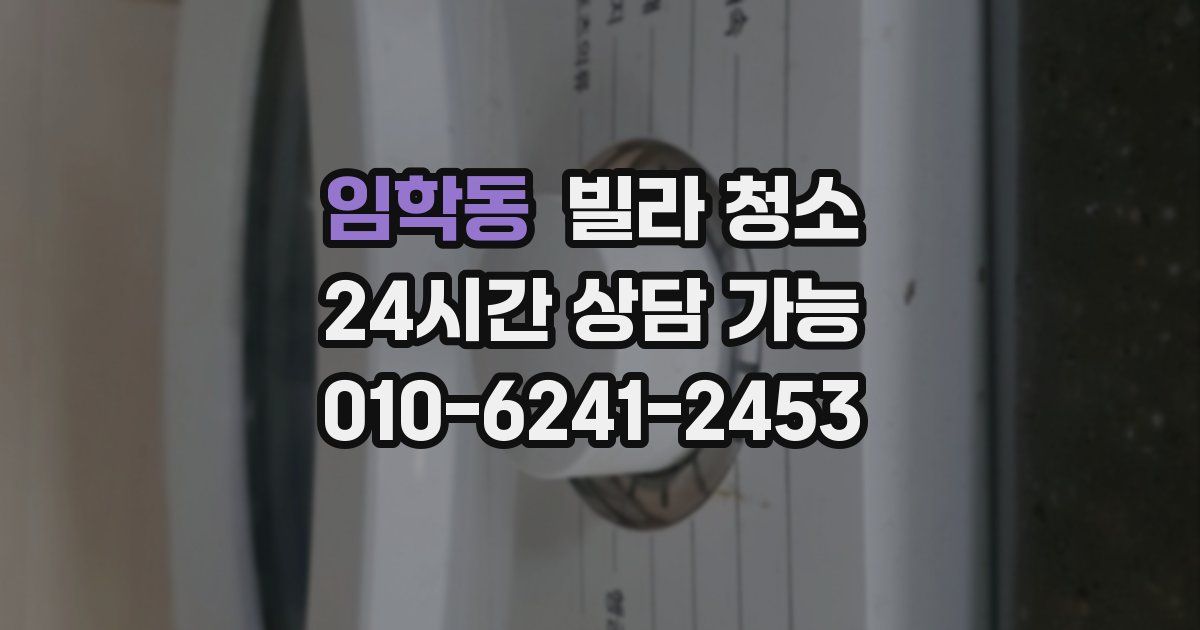 임학동 빌라 청소