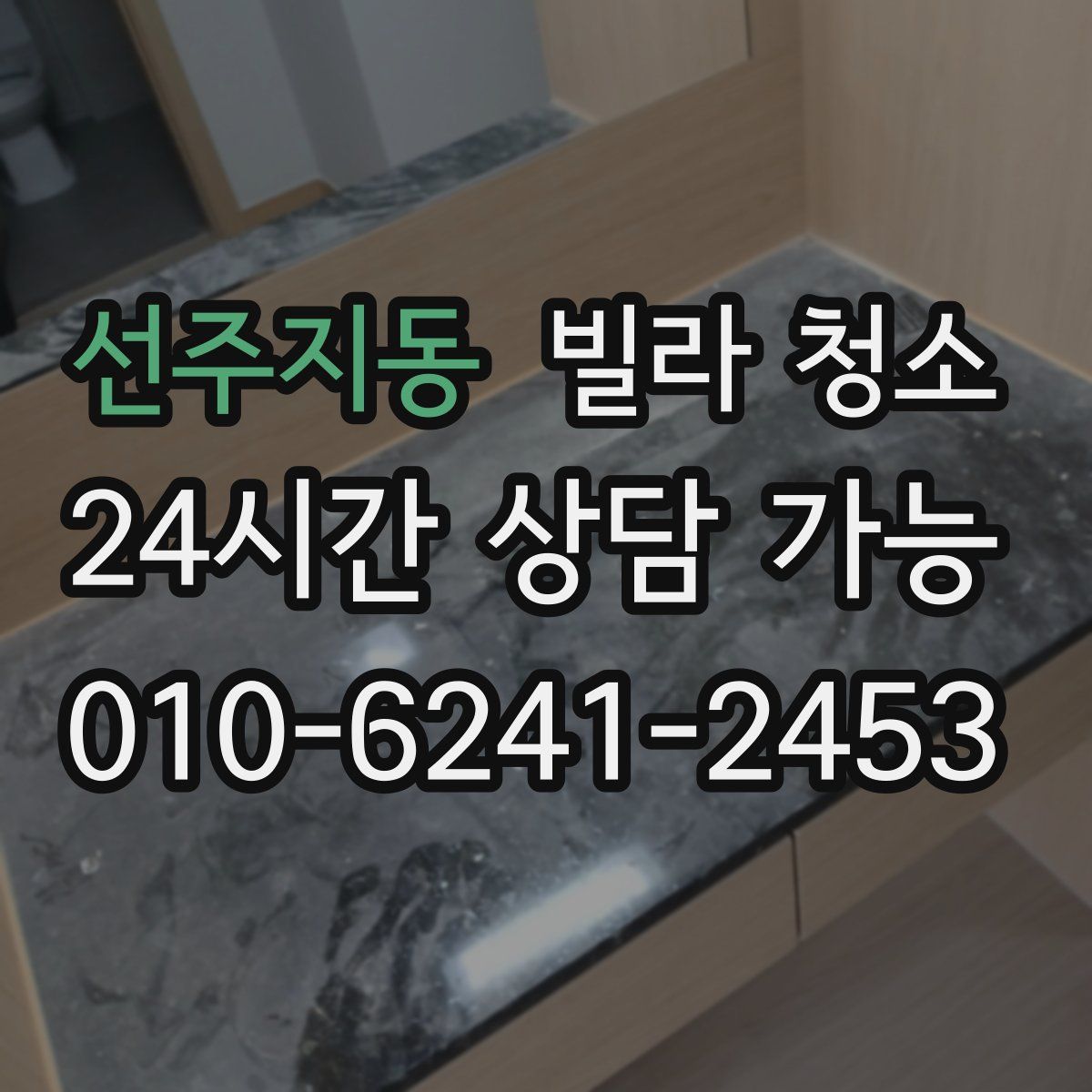 선주지동 빌라 청소