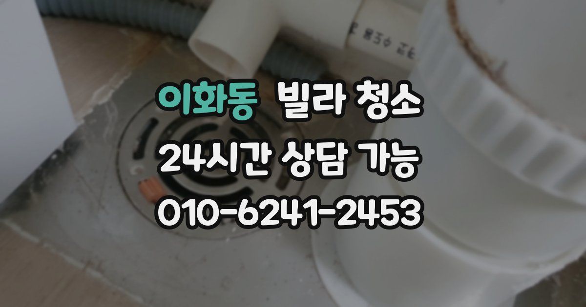 이화동 빌라 청소