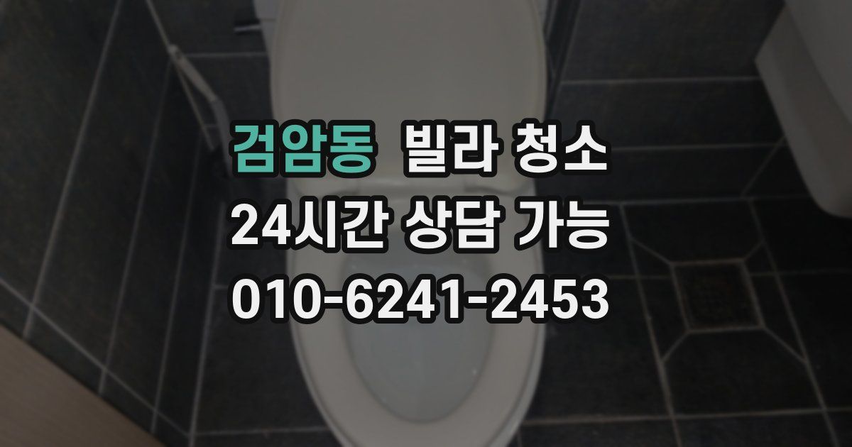 검암동 빌라 청소