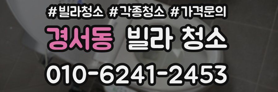 경서동 빌라 청소