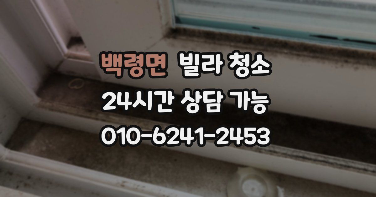 백령면 빌라 청소