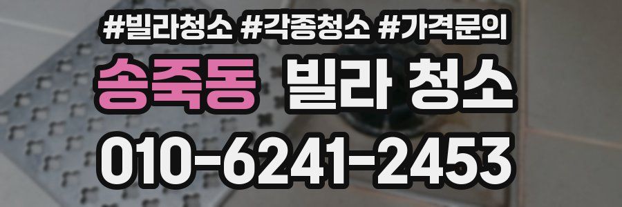 송죽동 빌라 청소