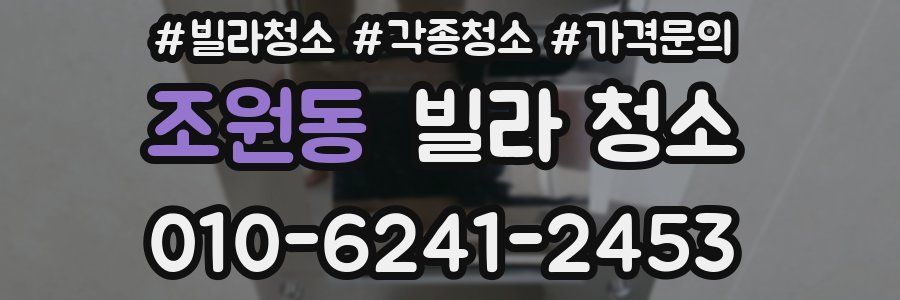 조원동 빌라 청소