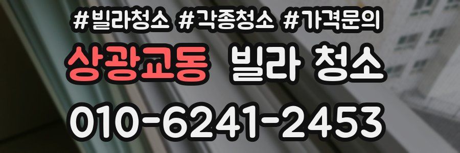 상광교동 빌라 청소