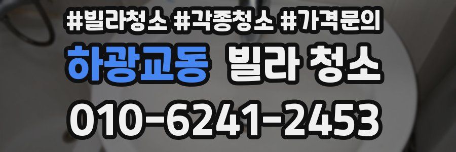 하광교동 빌라 청소