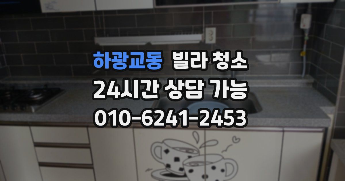 하광교동 빌라 청소