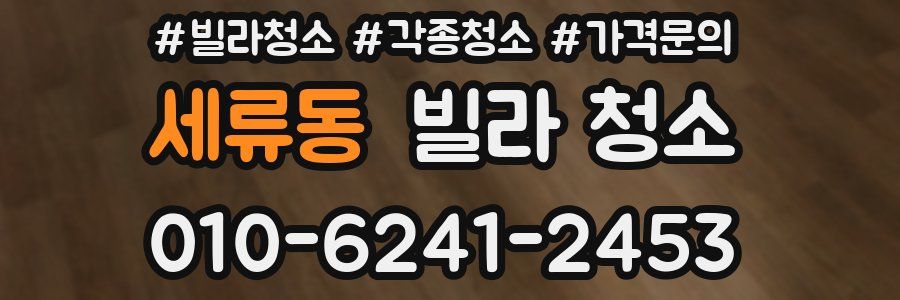 세류동 빌라 청소