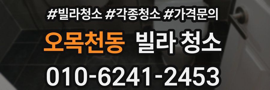 오목천동 빌라 청소