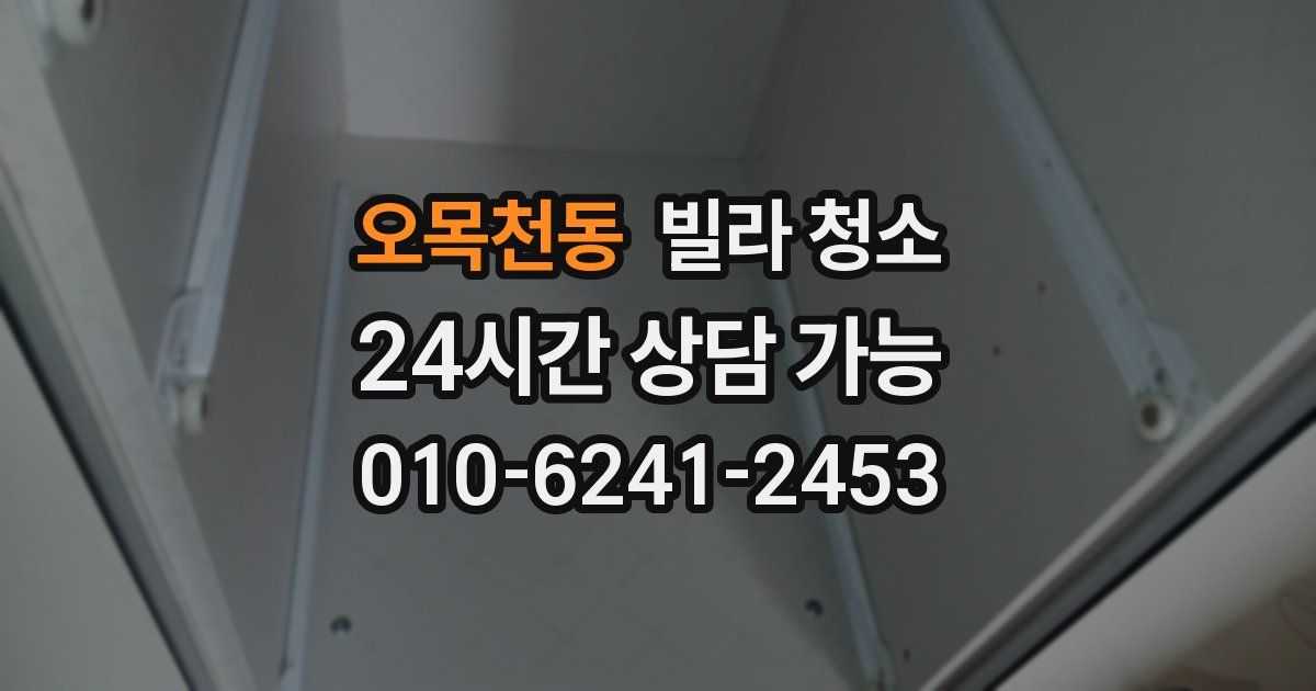 오목천동 빌라 청소