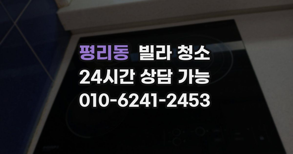 평리동 빌라 청소