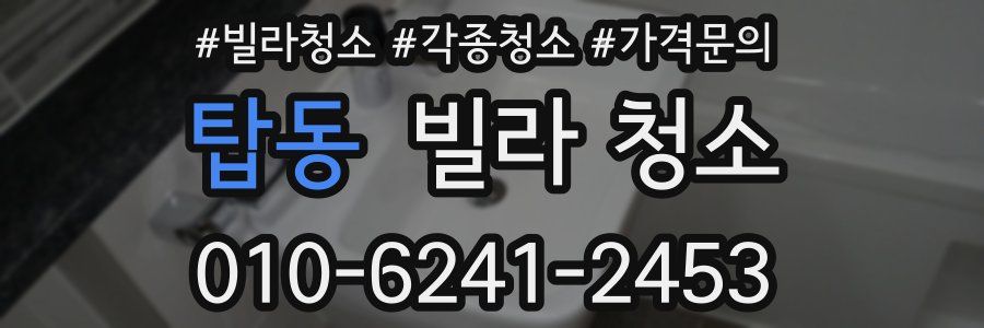 탑동 빌라 청소