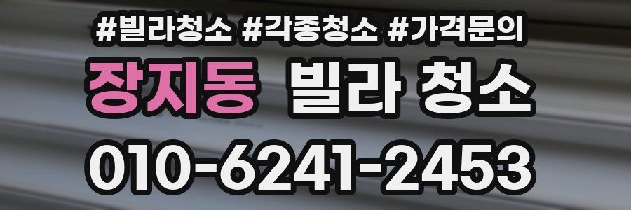 장지동 빌라 청소