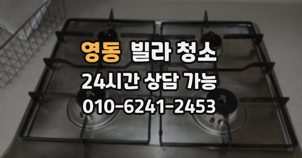 영동 빌라 청소