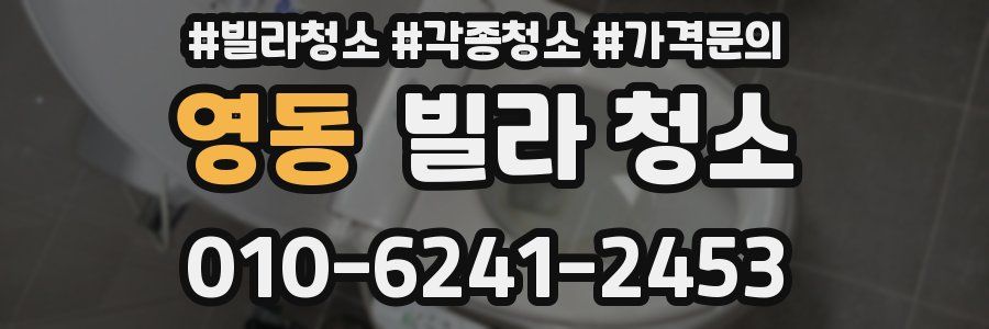 영동 빌라 청소