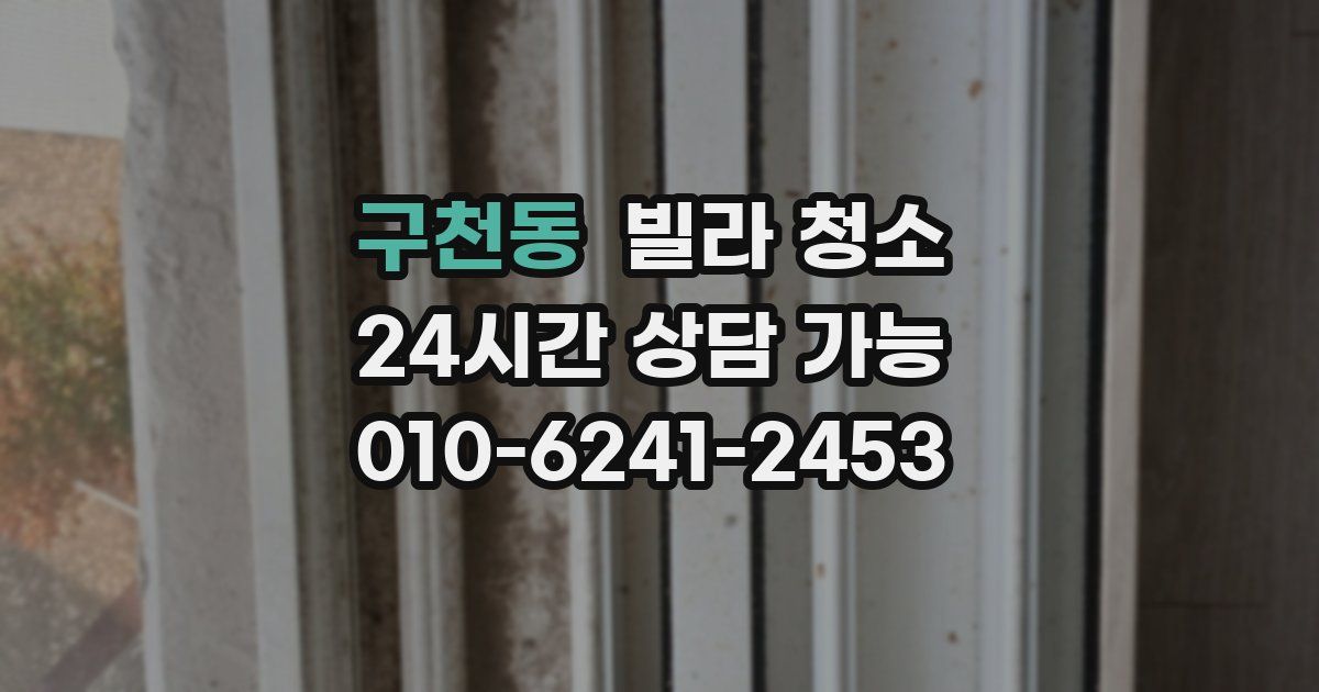 구천동 빌라 청소