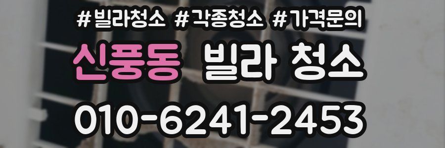 신풍동 빌라 청소