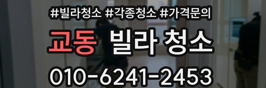 교동 빌라 청소