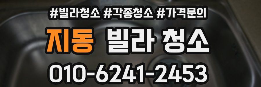 지동 빌라 청소