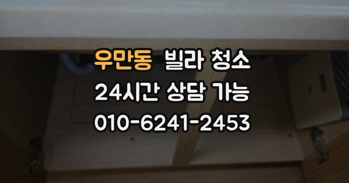 우만동 빌라 청소