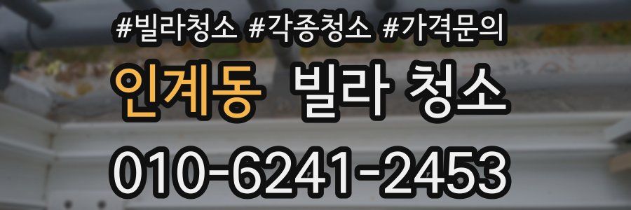 인계동 빌라 청소