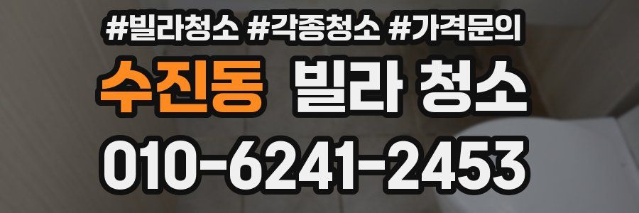 수진동 빌라 청소