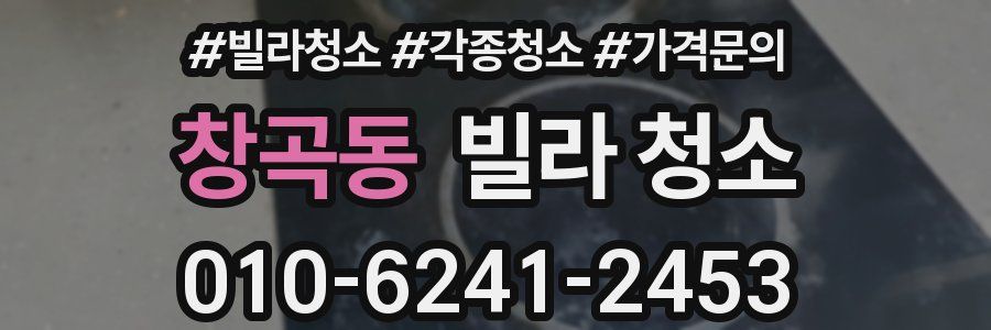 창곡동 빌라 청소