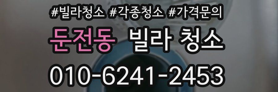 둔전동 빌라 청소