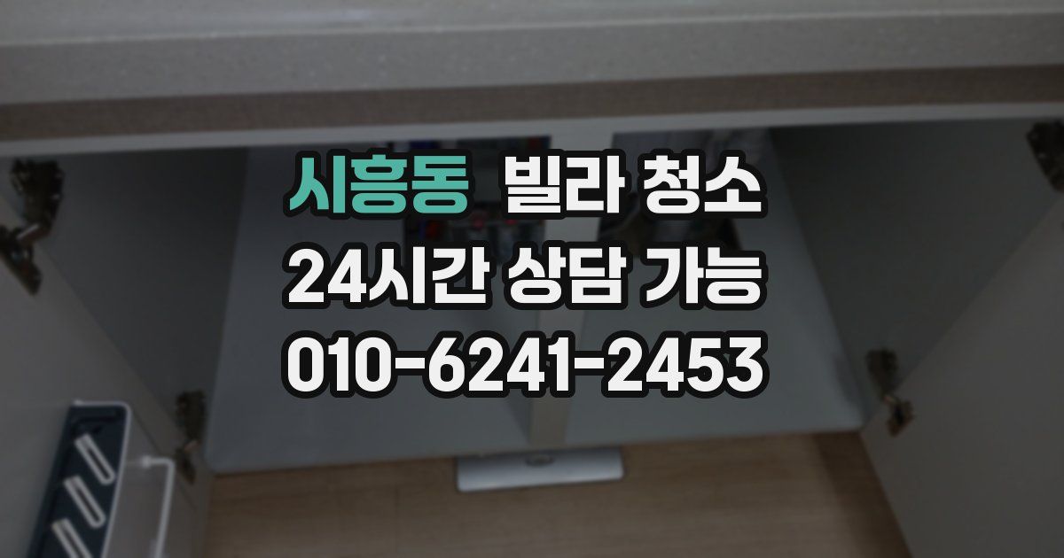 시흥동 빌라 청소