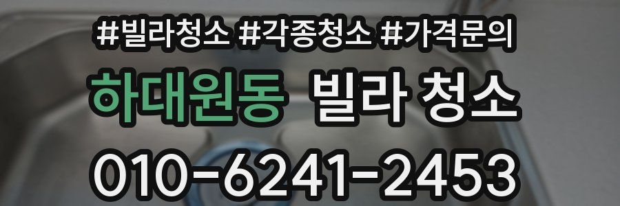 하대원동 빌라 청소