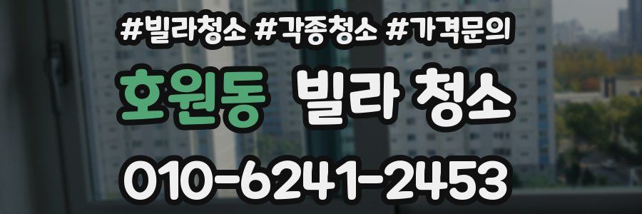 호원동 빌라 청소