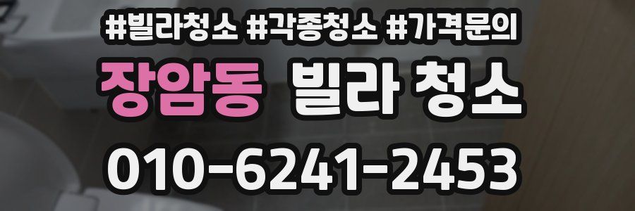 장암동 빌라 청소