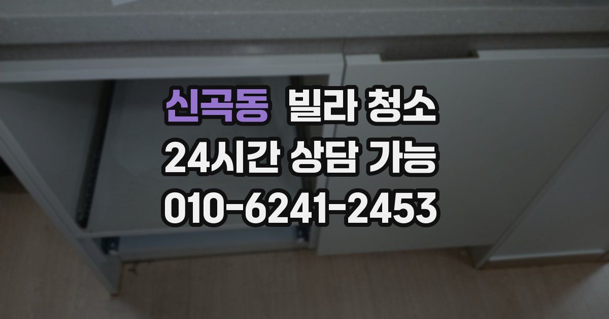 신곡동 빌라 청소