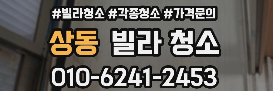 상동 빌라 청소
